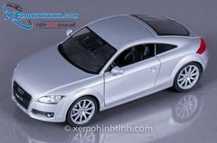 XE MÔ HÌNH AUDI TT COUPE 1:24 WELLY (BẠC)