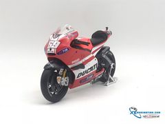 Xe Mô Hình Ducati Desmosedici GP 2011 Valentino Rossi 1:10 Maisto ( Đỏ #69 )