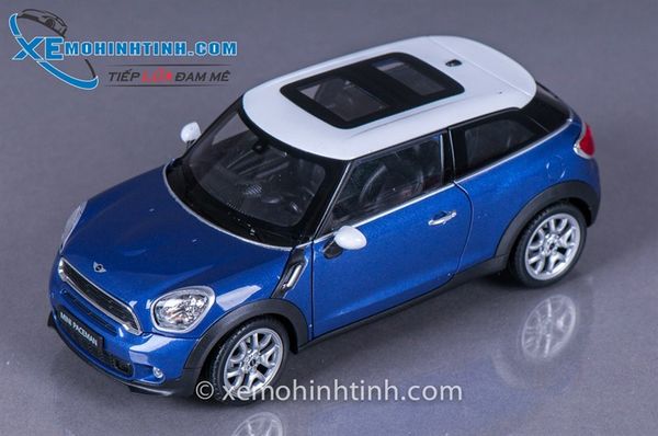 XE MÔ HÌNH MINI COOPER S PACEMAN 1:24 WELLY (XANH)