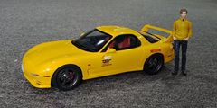 Xe Mô Hình Mazda RX-7 FD3S + Figure 1:18 Kyosho ( Vàng )