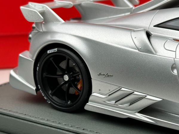 Xe Mô Hình Pagani Huayra  1:18 BBR Models ( Bạc )