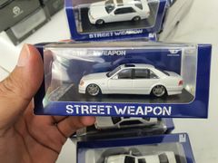Xe Mô Hình Mercedes Benz W140 1:64 Street Weapon ( Trắng )