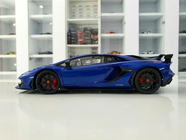 Xe Mô Hình Lamborghini Aventador SVJ 1:18 AUTOart ( Xanh Dương )