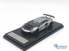 Xe Mô Hình Lamborghini Aventador 2.0 LB 1:64 JEC ( Màu Chrom )