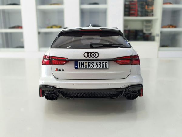 Xe Mô Hình Audi RS6 Avant C8 2020 1:18 Polar Master ( Trắng )