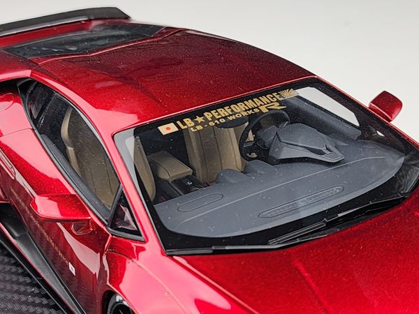 XE MÔ HÌNH LAMBORGHINI HURACAN LB 1:18 ACM (ĐỎ)