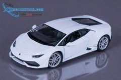 XE MÔ HÌNH LAMBORGHINI HURACAN 1:24 WELLY (TRẮNG)