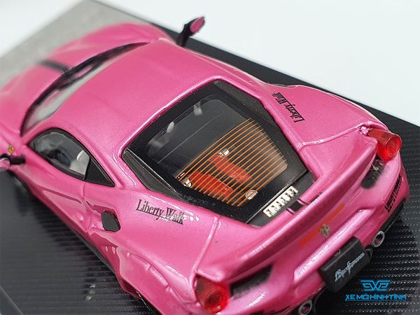 Xe Mô Hình Ferrari 488 GTB LB Performance 1:64 CM Model ( Hồng )