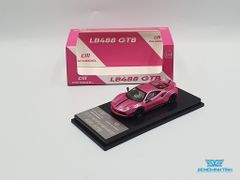 Xe Mô Hình Ferrari 488 GTB LB Performance 1:64 CM Model ( Hồng )