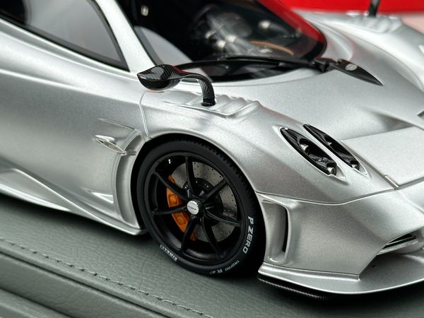 Xe Mô Hình Pagani Huayra  1:18 BBR Models ( Bạc )