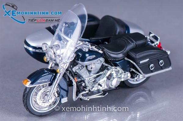 XE MÔ HÌNH HARLEY DAVIDSON 2001 FLHRC ROAD KING CLASSIC 1:18 MAISTO(XANH ĐẬM)