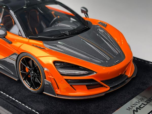Xe Mô Hình McLaren 720S 1:18 Mansory limited 99psc ( Orange ) ( 91 )