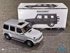 Xe Mô Hình Mercedes-Benz G-Class 2018 Limited Edition 500pcs 1:18 Minichamps ( Bạc )