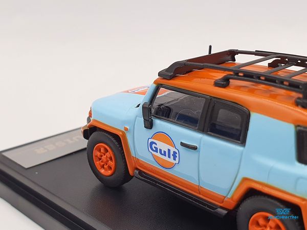 Xe Mô Hình Toyota FJ Cruiser 1/64 Street Weapon ( Gulf ) - Limited 500pcs