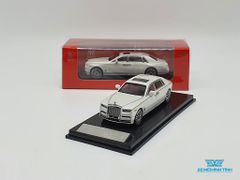 Xe Mô Hình Rolls Royce Phantom Bản 4 Cửa 1:64 ( Trắng Nội Thất Đỏ )