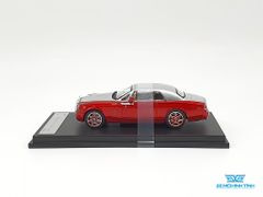 Xe Mô Hình Rolls Royce Phantom Coupe 1:64 ( Đỏ Mui Bạc )