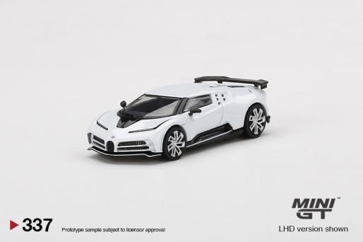 Xe Mô Hình Bugatti Centodieci White LHD 1:64 MiniGT( Trắng )