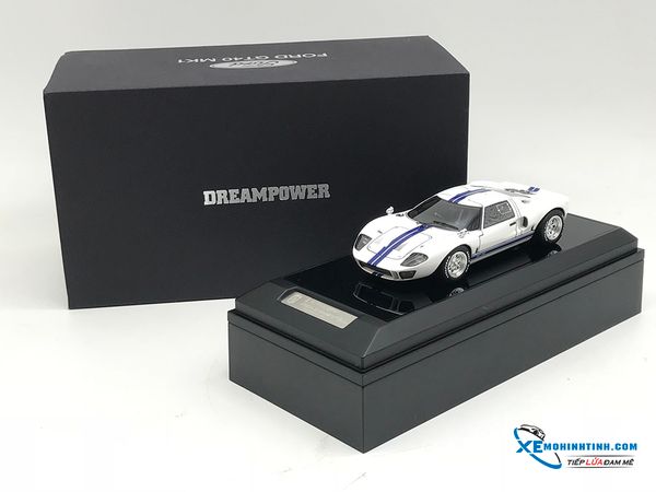 Xe Mô Hình FORD GT400 MK1 1:43 Dream Power ( Trắng )