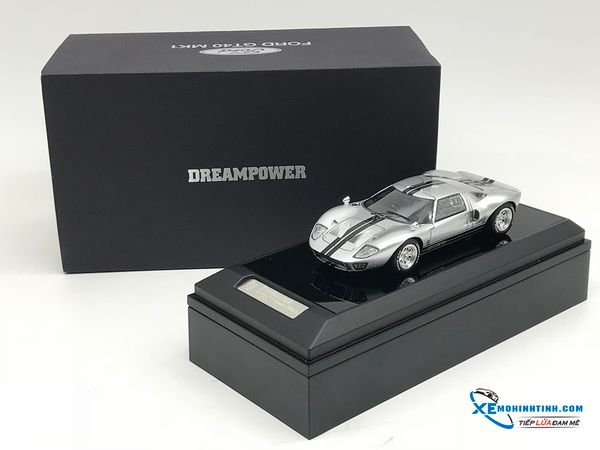 Xe Mô Hình FORD GT400 MK1 1:43 Dream Power ( Bạc )