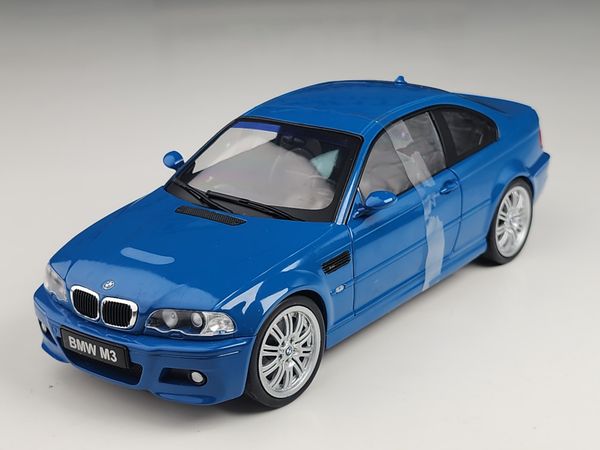 Xe mô hình BMW E46 M3 - Laguna Seca Blau - 2000 1:18 Solido (Blue)