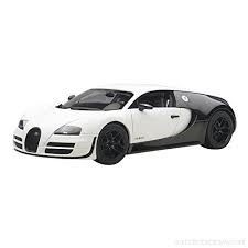 Xe Mô Hình Bugatti Veyron Super Sport Pur Blanc Edition 1:18 Autoart ( Trắng Đen )