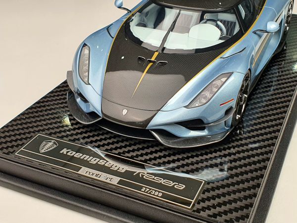 Xe mô hình Koenigsegg Regera 1:18 FrontiArt (Horizon Blue)