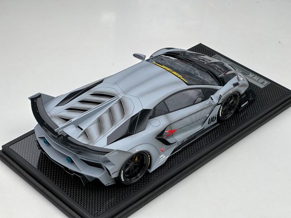 Xe Mô Hình Lamborghi Aventador 700GT Evo LBWK 1:18 Timothy & Pierre ( Fighter Grey / With Weathering effect )