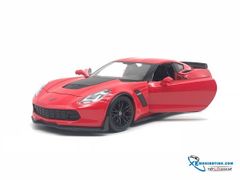 Chevrolet Corvette Z06 2017 1:24 Welly ( Đỏ Tươi )