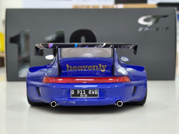 Xe Mô Hình Porsche RWB Tsubaki 1:18 GTSpirit (Xanh )