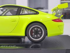 XE MÔ HÌNH PORSCHE 911 GT3 CUP 1:18 WELLY (XANH LÁ)