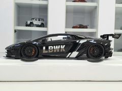 Xe Mô Hình Lamborghini Aventador Liberty Walk LB-Works 1:18 Autoart (Đen LBWK)