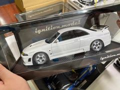 Xe Mô Hình Nissan Nismo R33 GT-R 400R 1:18 Ignition Model ( Trắng )