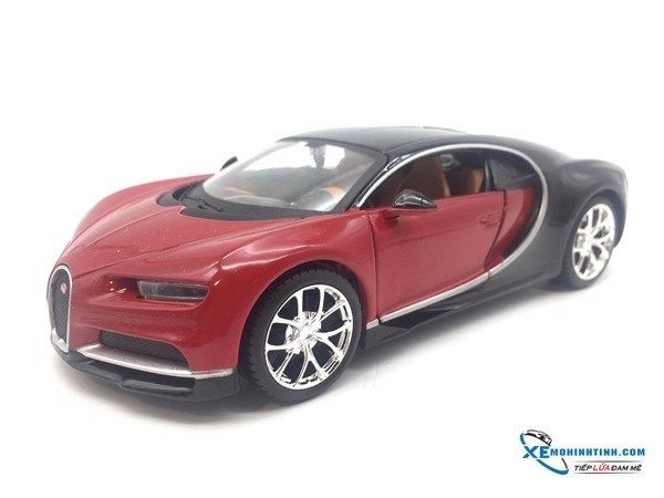 XE MÔ HÌNH BUGATTI CHIRON 1:24 Maisto (ĐỎ)