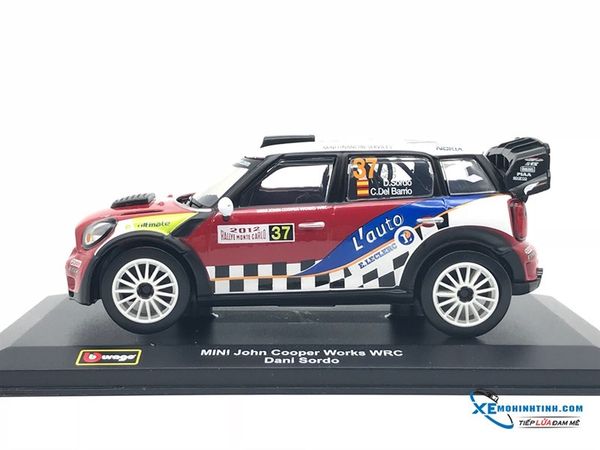 20-41042 MH BBURAGO MINI JOHN COOPER WORKS WRC #37 1:32