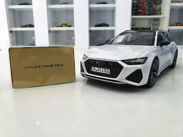 Xe Mô Hình Audi RS6 Avant C8 2020 1:18 Polar Master ( Trắng )