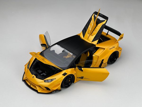 Xe Mô Hình Lamborghini Huracan GT LB-Silhouette Works 1:18 AutoArt (METALLIC YELLOW)