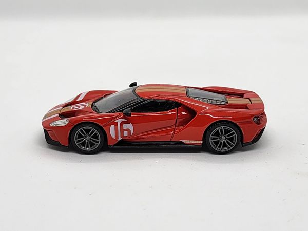 Xe Mô Hình Ford GT Alan Mann Heritage Edition LHD 1:64 Minigt ( Đỏ )