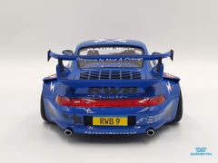 Xe Mô Hình Porsche RWB #9 Hong Kong 2019 1:18 GTSpirit ( Xanh )