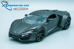 XE MÔ HÌNH LYKAN HYPERSPORT 1:24 JADA TOYS (ĐEN NHÁM)