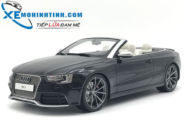 XE MÔ HÌNH AUDI RS5 CABRIOLET 1:18 GTSPIRIT (ĐEN)