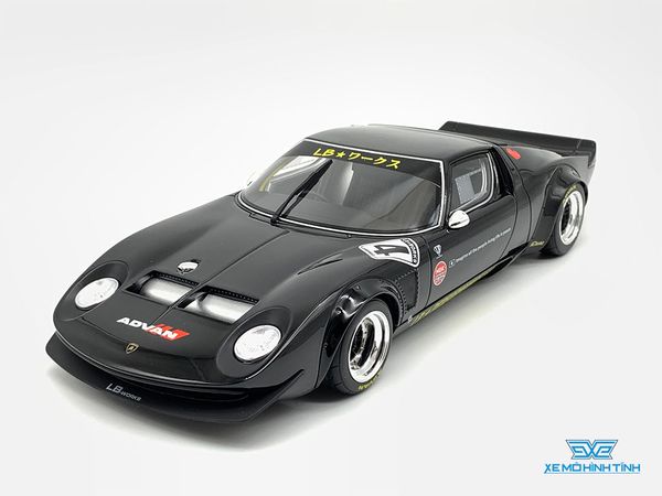 Xe Mô Hình LB-Works Lamborghini Miura 1:18 GTSpirit ( Đen )