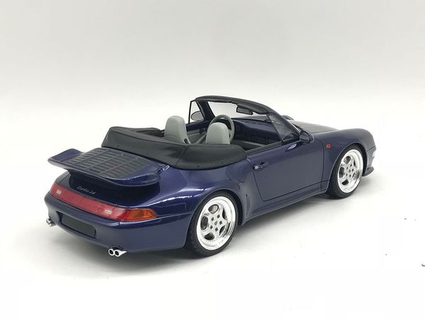 Xe Mô Hình Porsche 993 Turbo Cabrio Iris 1:18 GTSpirit ( Xanh Dương )