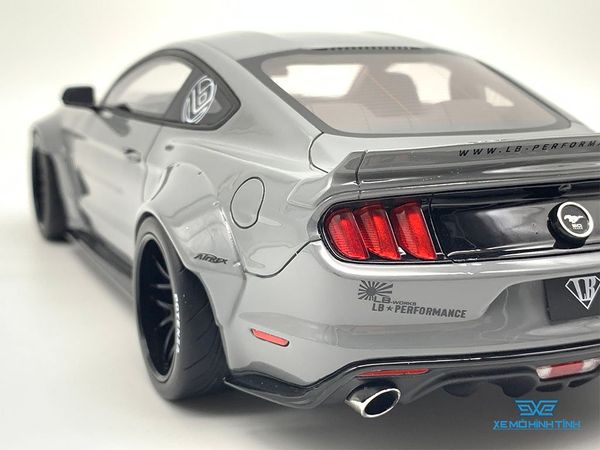 Xe Mô Hình Ford Mustang Liberty Works 1:18 GTSpirit ( Xám )