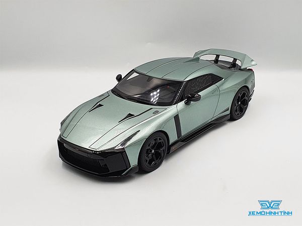 Xe Mô Hình Nissan GT-R R50 2021 1:18 GTSpirit ( Xám )