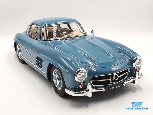 Xe Mô Hình Mercedes-Benz 300 SL Coupe 1:12 GTSpirit ( Xanh )