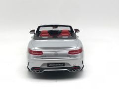 Xe Mô Hình Mercedes S65 AMG Convertible 1:18 GTSpirit ( Bạc )