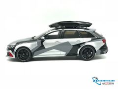 Xe Mô Hình Audi RS6 Camouflage Xffmw Exclusive Custom Speacial Edition 1:18 GTSpirit ( Bạc camo )
