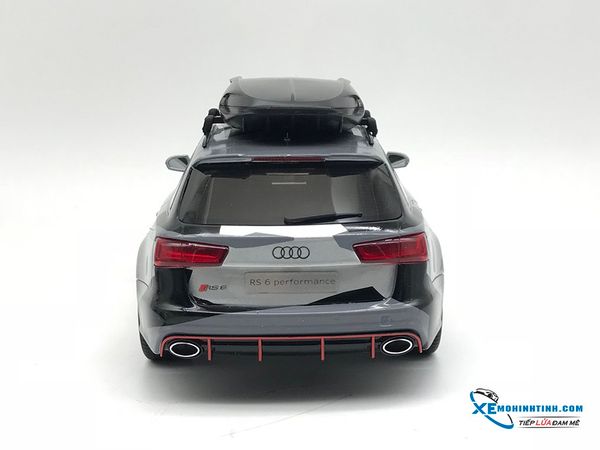 Xe Mô Hình Audi RS6 Camouflage Xffmw Exclusive Custom Speacial Edition 1:18 GTSpirit ( Bạc camo )