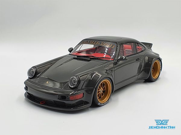 Xe Mô Hình Porsche RWB Bourgogne 1:18 GTSpirit ( Đen )