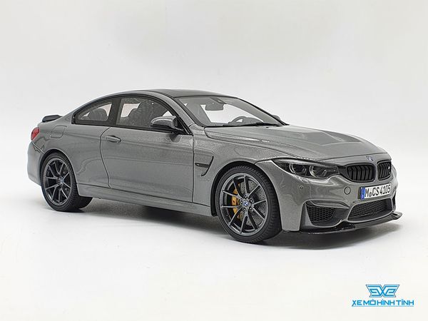 Xe Mô Hình BMW M4 CS Lime Rock Grey 1:18 GTSpirit ( Xám )